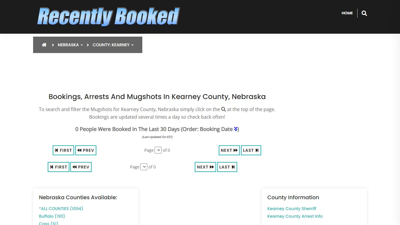 Bookings, Arrests and Mugshots in Kearney County, Nebraska